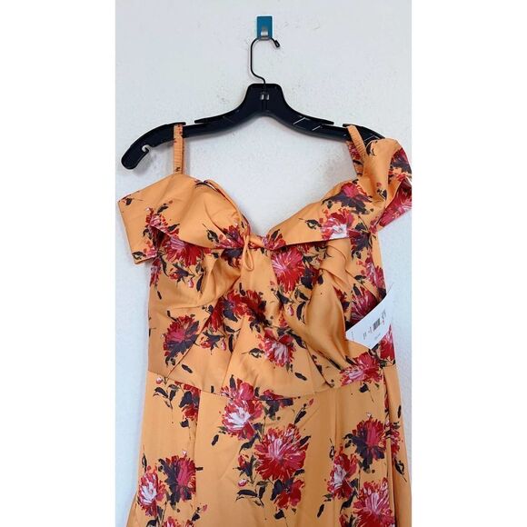 Theia RYLEE PRINTED MIDI DRESS US14 - Picture 7 of 10